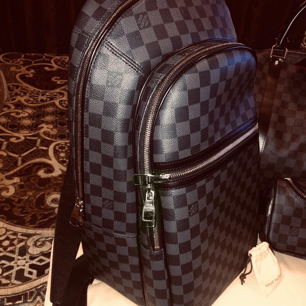 LOUIS VUITTON MICHAEL DAMIER GRAPHITE BACKPACK